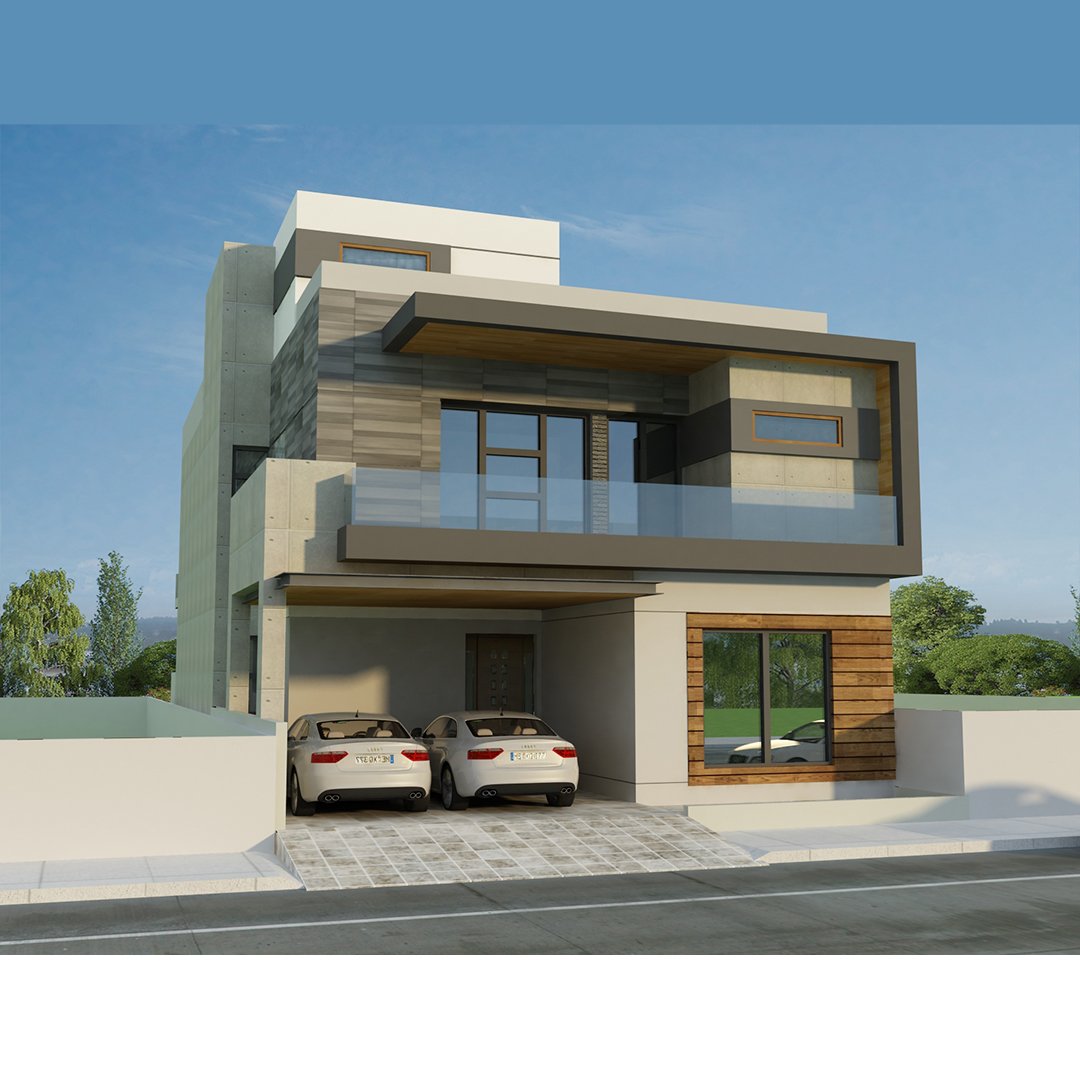 Front View of 1641C – A Block, Faisal Town