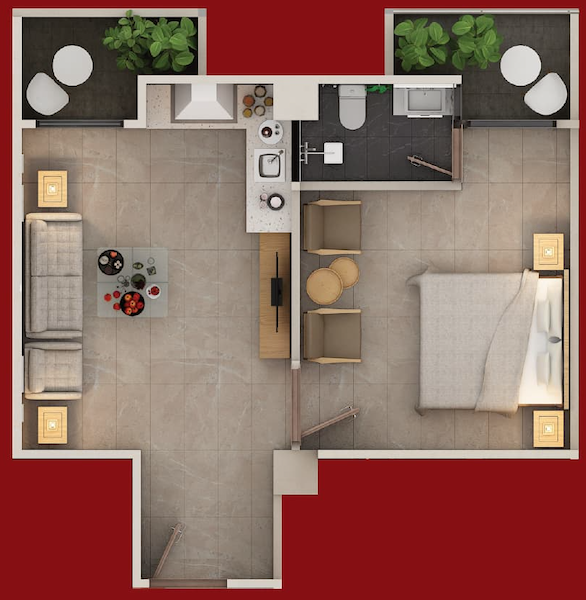 Luxury 1 Bed Apartments