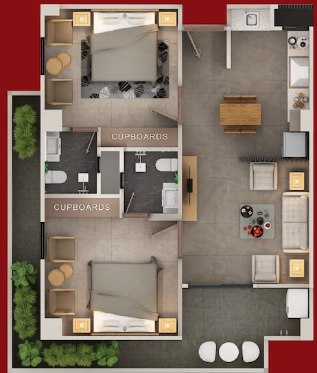 Luxury 2 Bed Apartments
