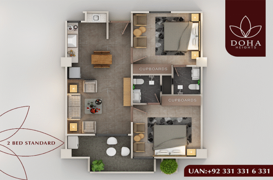 2 Bed Standard