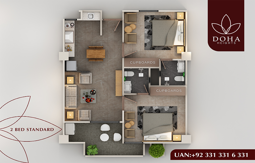 2 Bed Standard