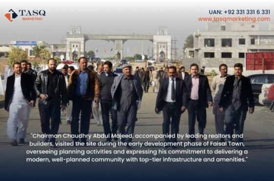 Chairman Chaudhry Abdul Majeed Leads Strategic Development Review of Faisal Town